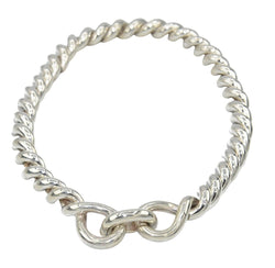 Collier HERMÈS "Torsade" en argent - Castafiore