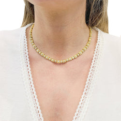 Collier LALAOUNIS "Byzantine" en or jaune et diamants - Castafiore
