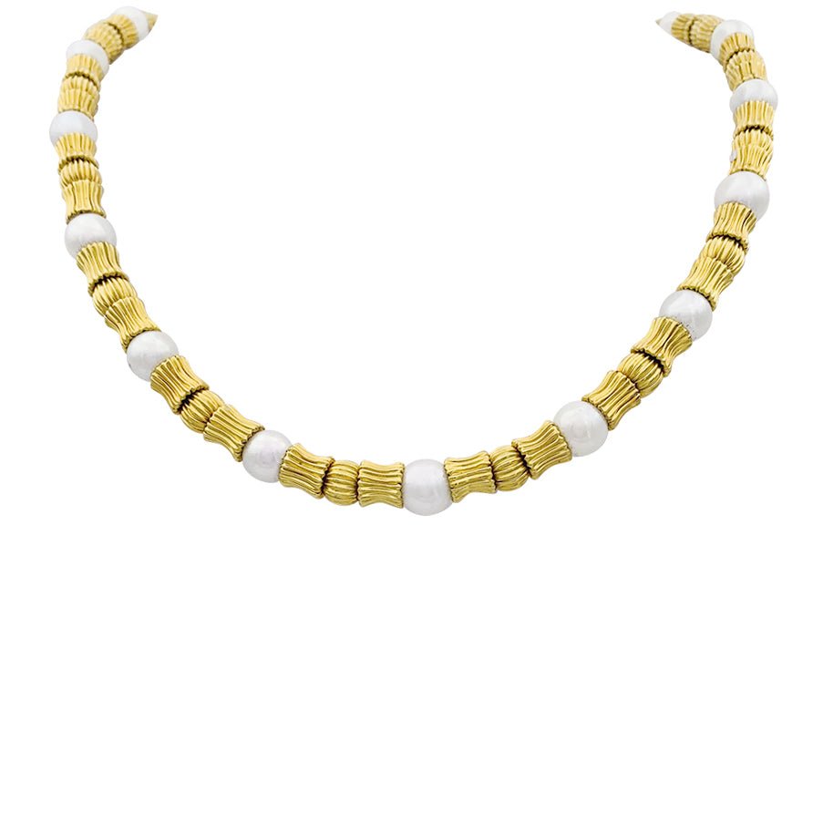 Collier LALAOUNIS en perles d'or et perles de culture - Castafiore