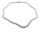 Collier ligne de diamants en or blanc - Castafiore