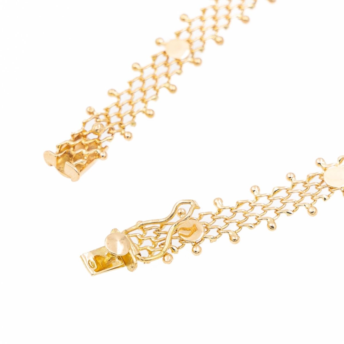 Collier Maille ajourée Or rose - Castafiore