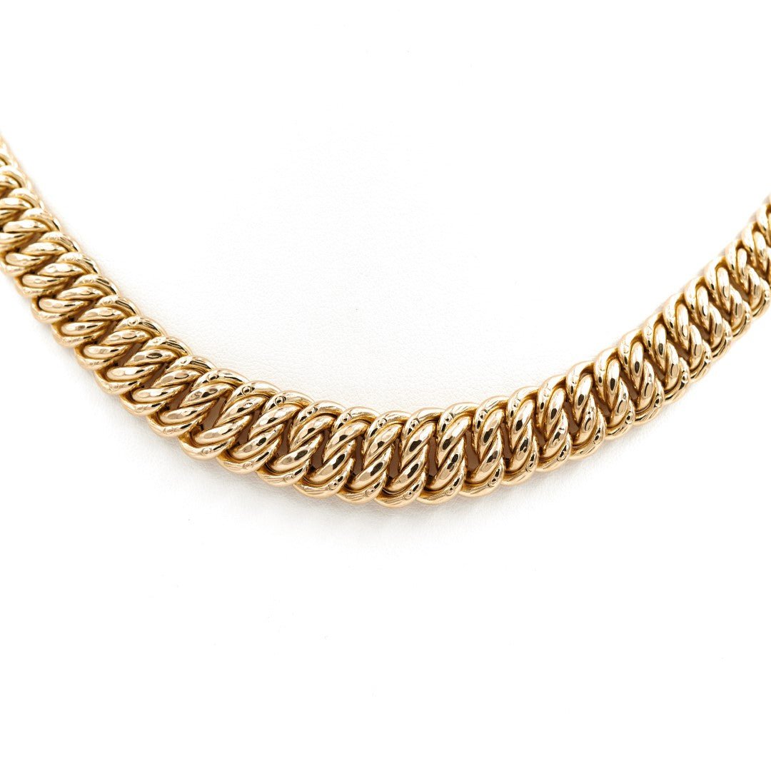 Collier Maille américaine en or jaune - Castafiore