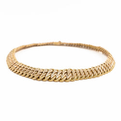 Collier Maille américaine en or rose - Castafiore