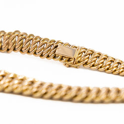 Collier Maille américaine en or rose - Castafiore