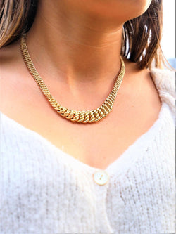 Collier Maille américaine Or jaune - Castafiore
