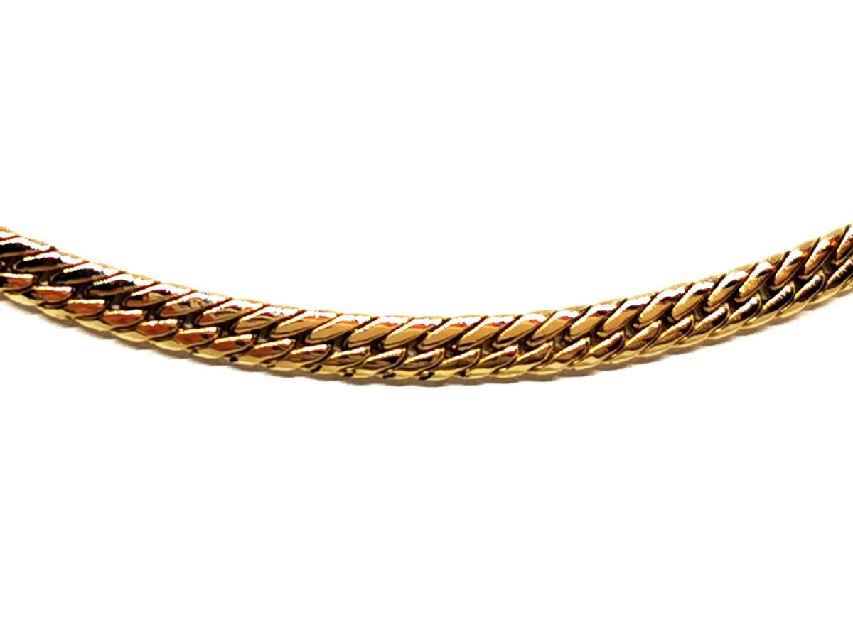 Collier Maille anglaise en or jaune - Castafiore
