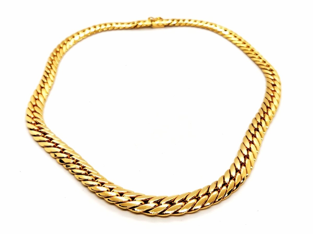 Collier Maille anglaise en or jaune - Castafiore