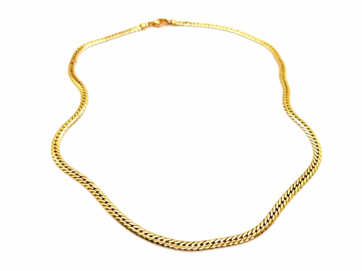 Collier Maille anglaise en or jaune - Castafiore