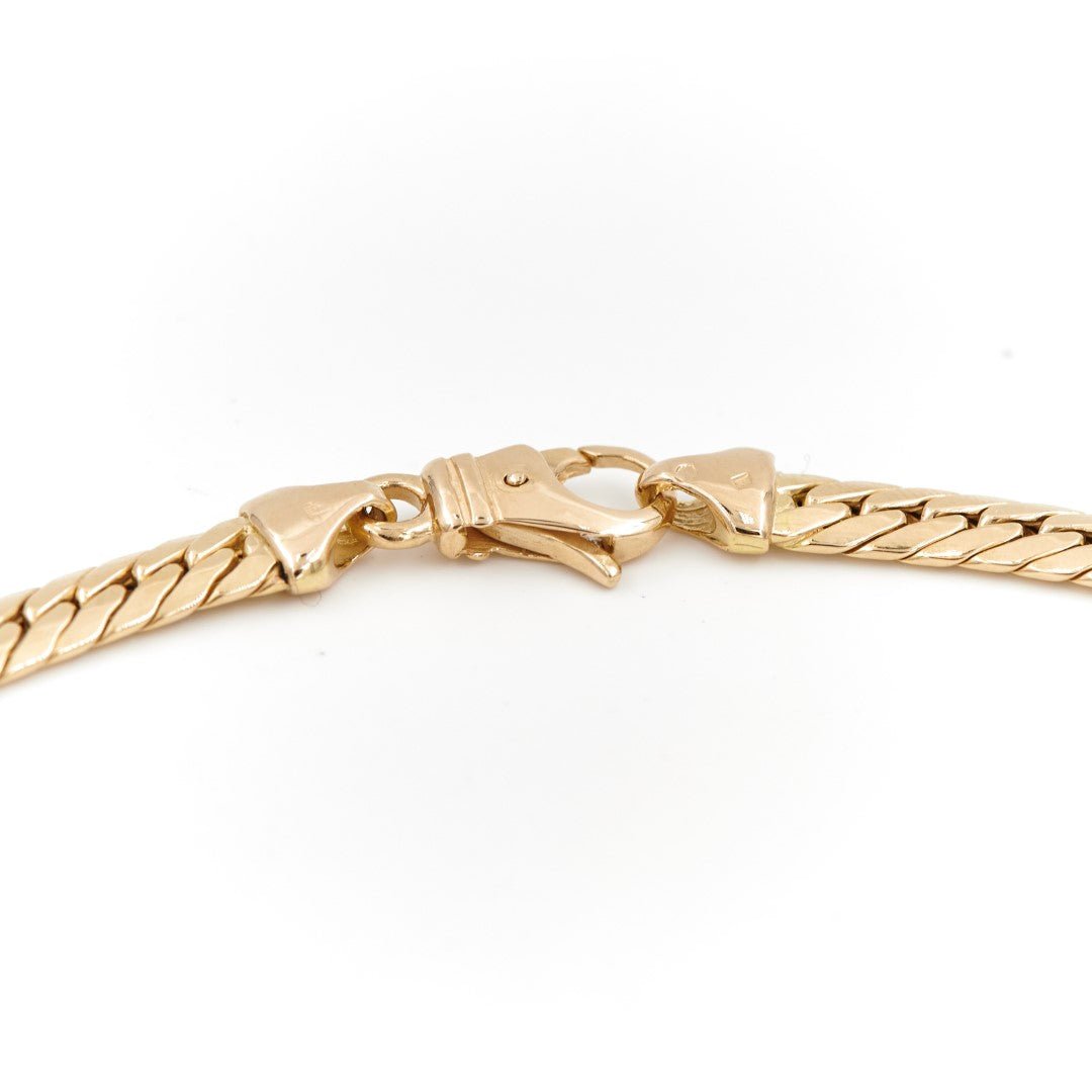 Collier Maille anglaise en or jaune - Castafiore
