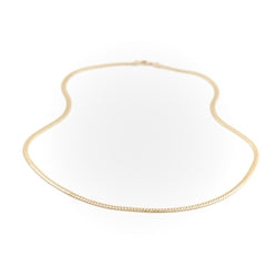 Collier Maille anglaise en or jaune - Castafiore