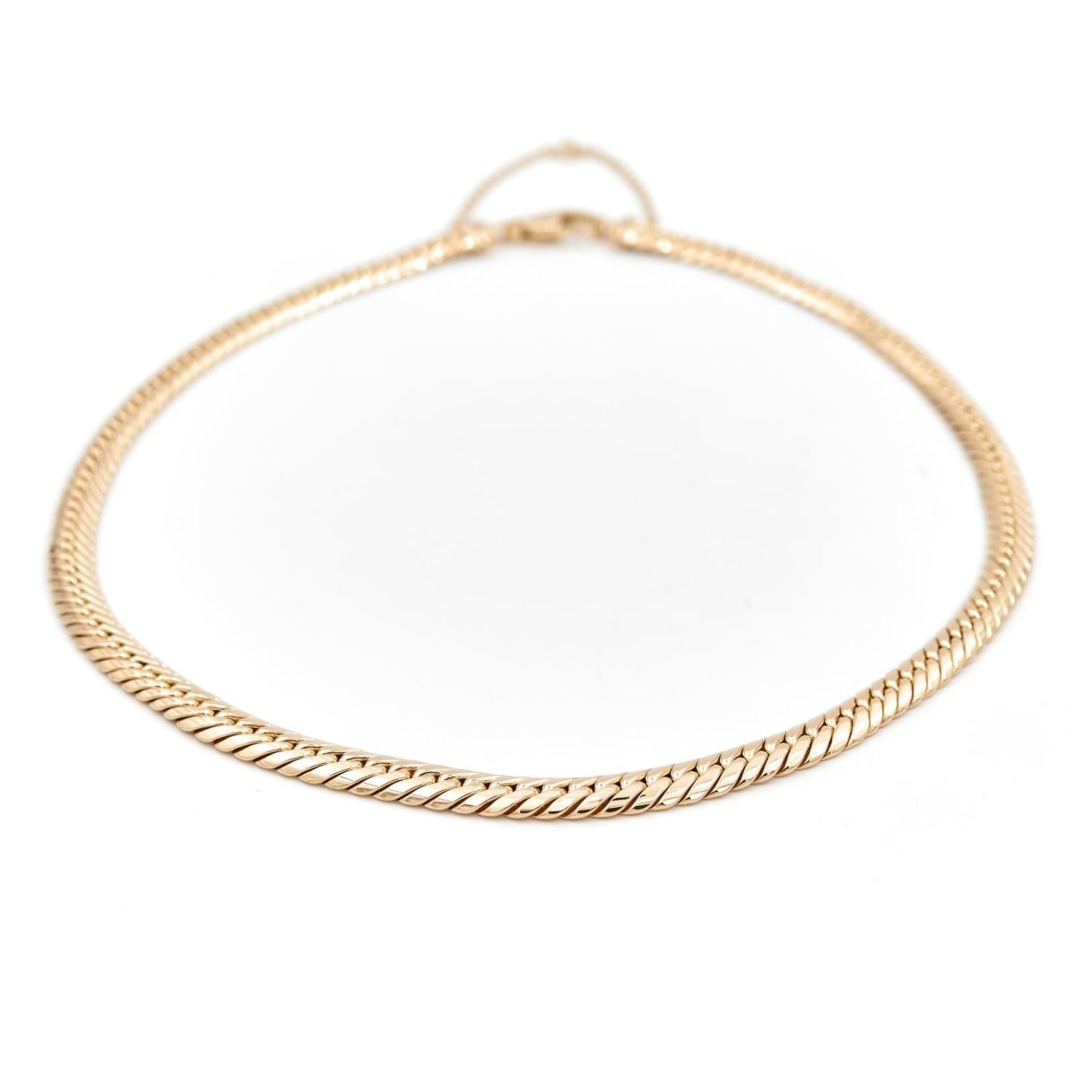 Collier Maille anglaise en or jaune - Castafiore