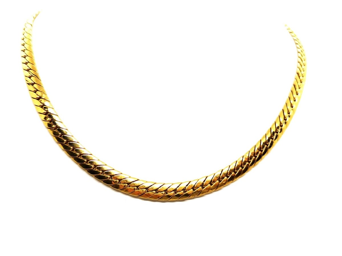 Collier Maille anglaise en or jaune - Castafiore