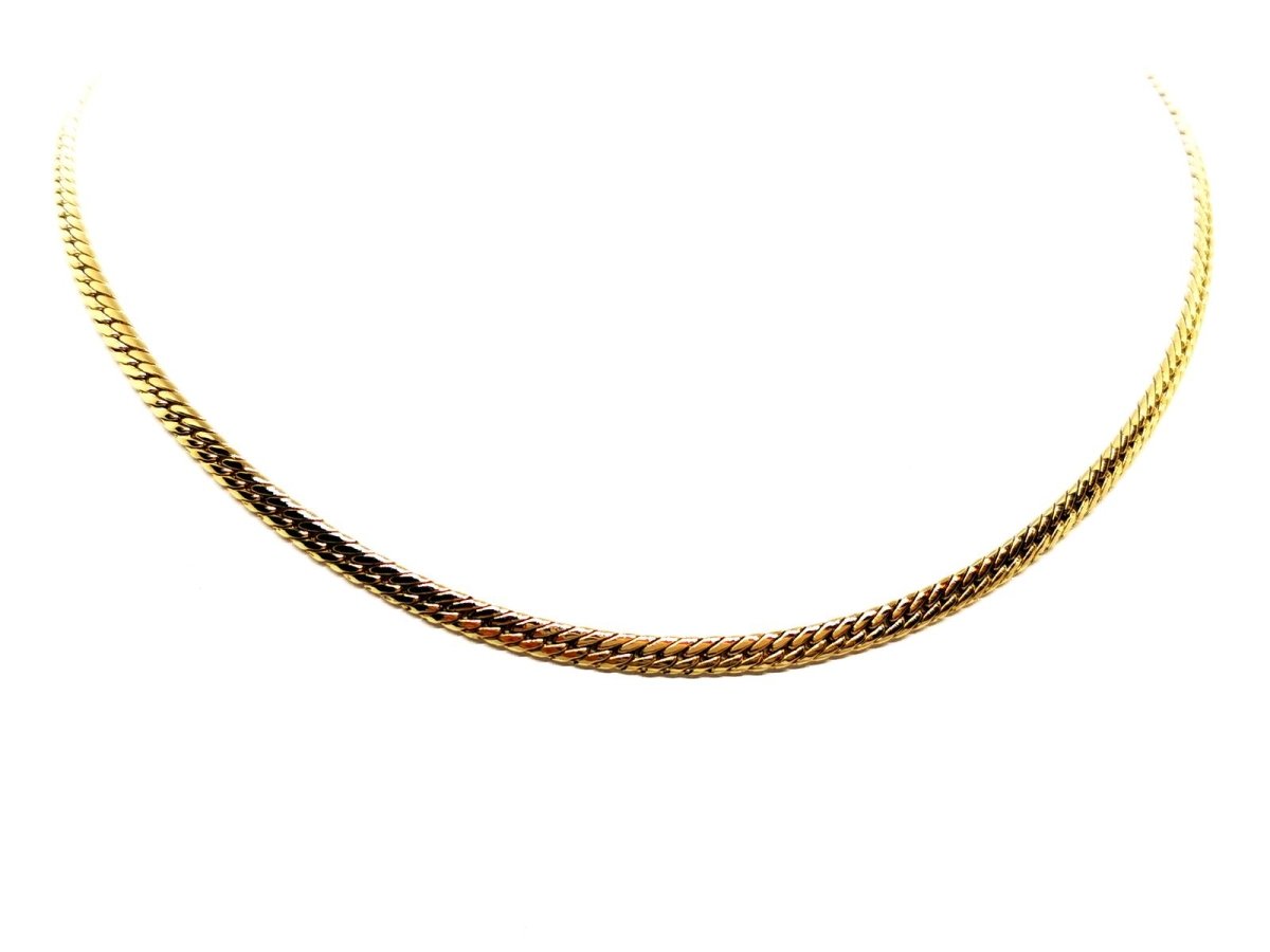 Collier Maille anglaise en or jaune - Castafiore