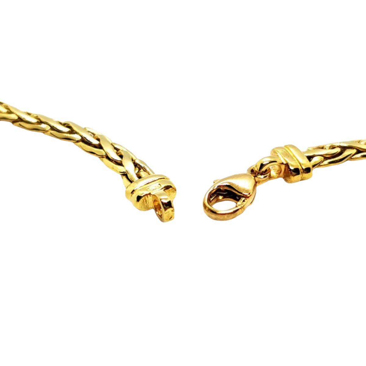 Collier maille anglaise en or jaune - Castafiore