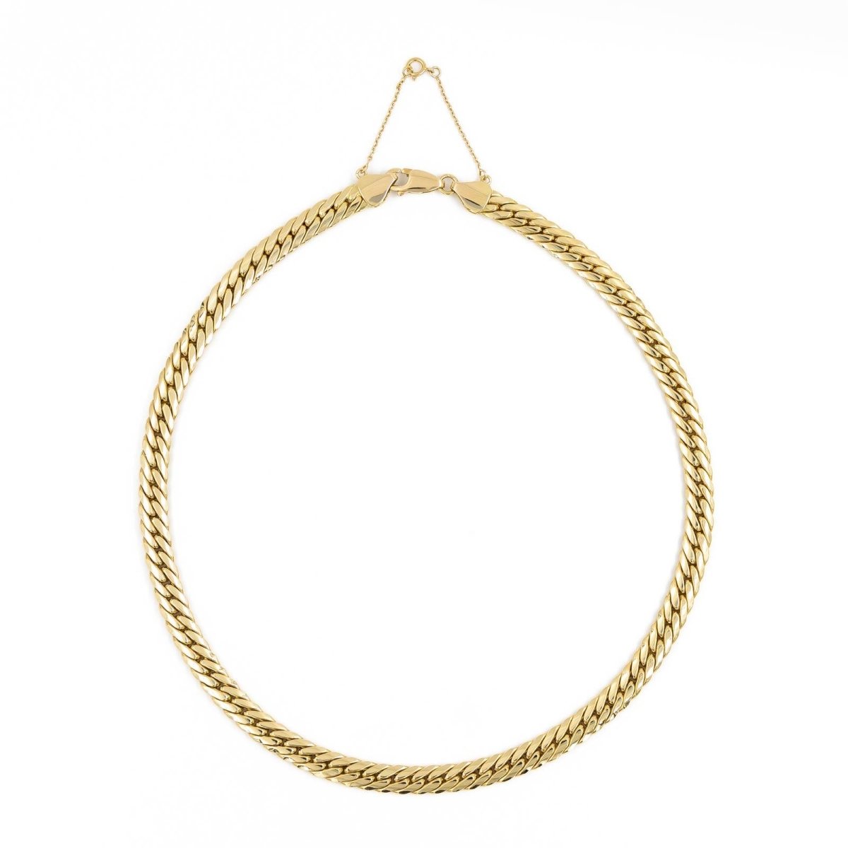 Collier Maille anglaise en or jaune - Castafiore