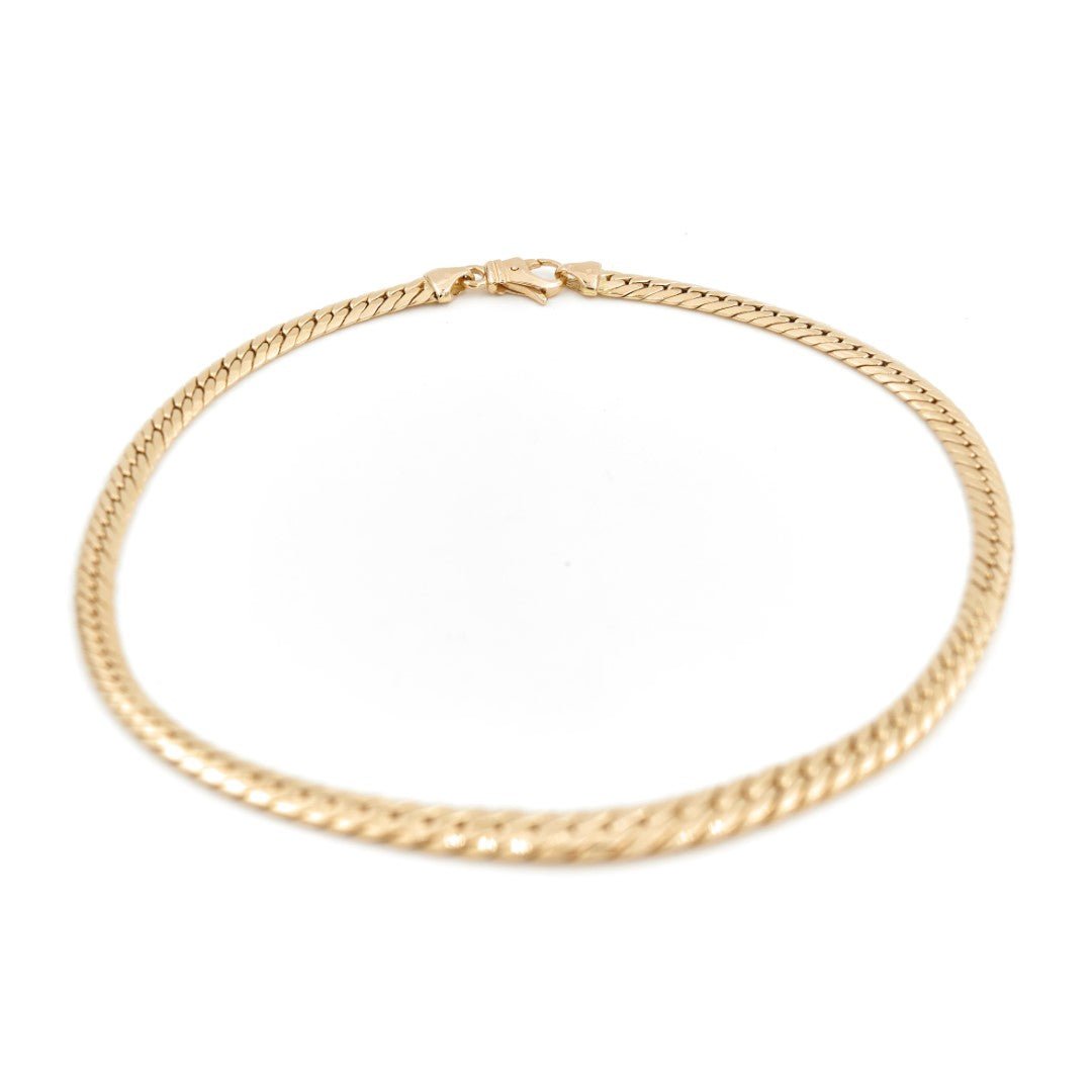 Collier Maille anglaise en or jaune - Castafiore