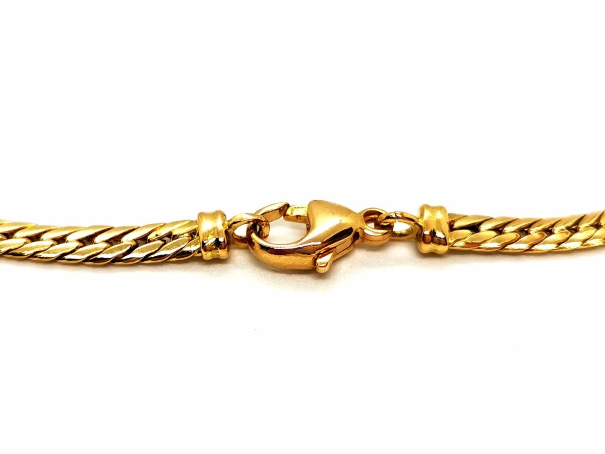 Collier Maille anglaise en or jaune - Castafiore