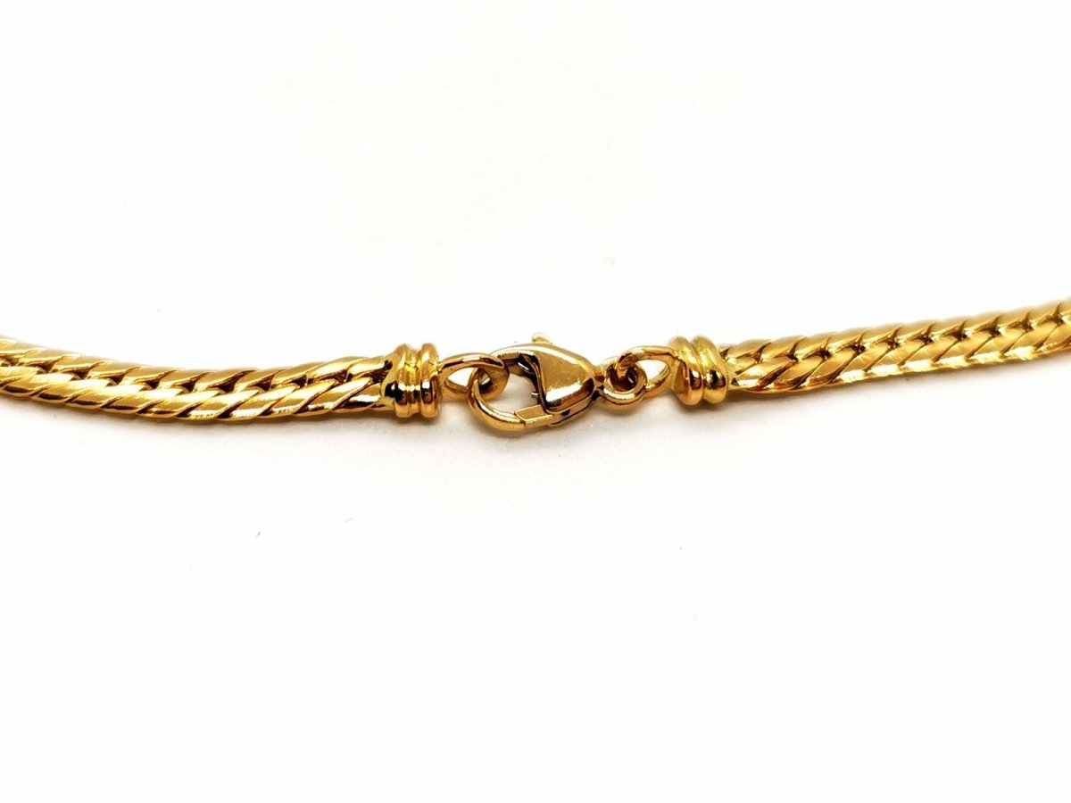 Collier Maille anglaise en or jaune - Castafiore