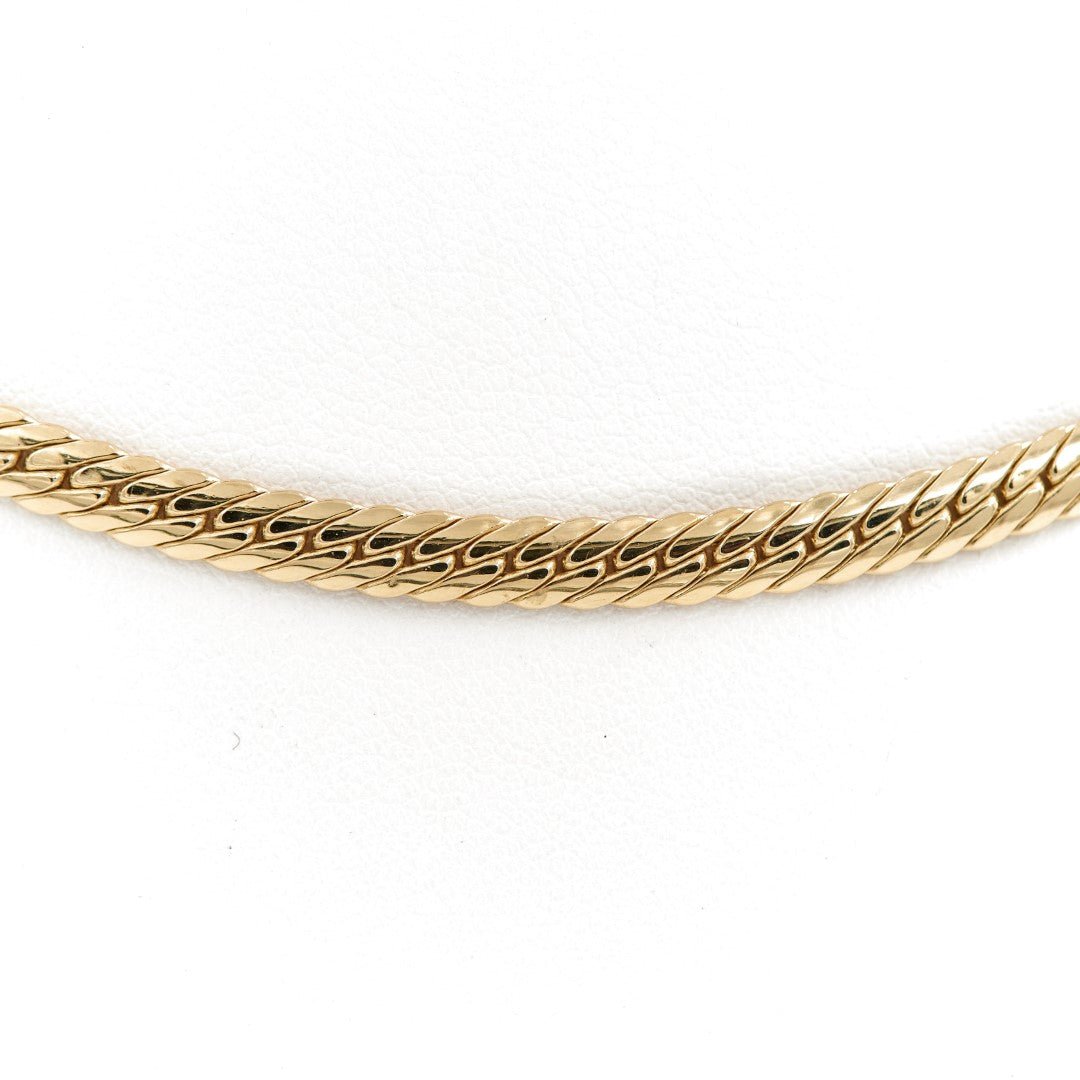 Collier Maille anglaise en or jaune - Castafiore