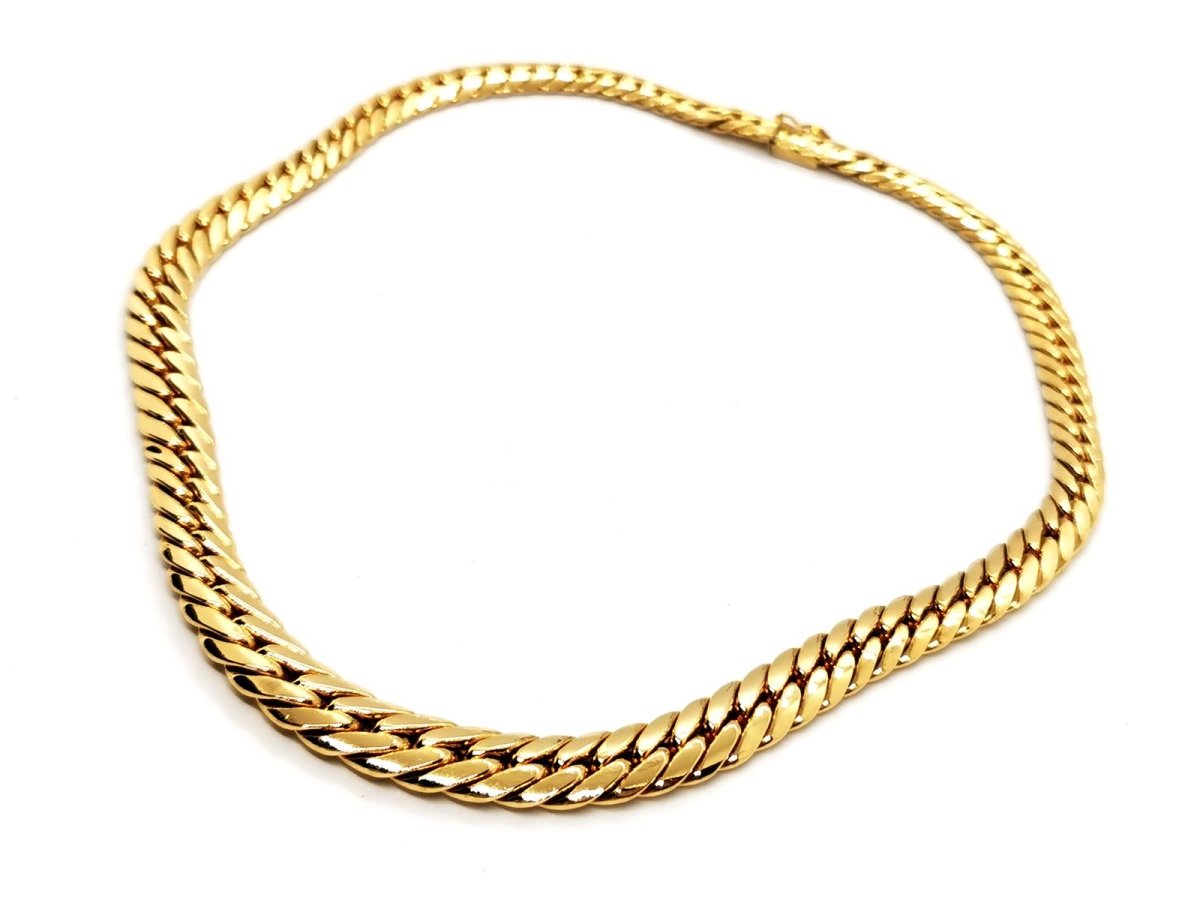 Collier Maille anglaise en or jaune - Castafiore