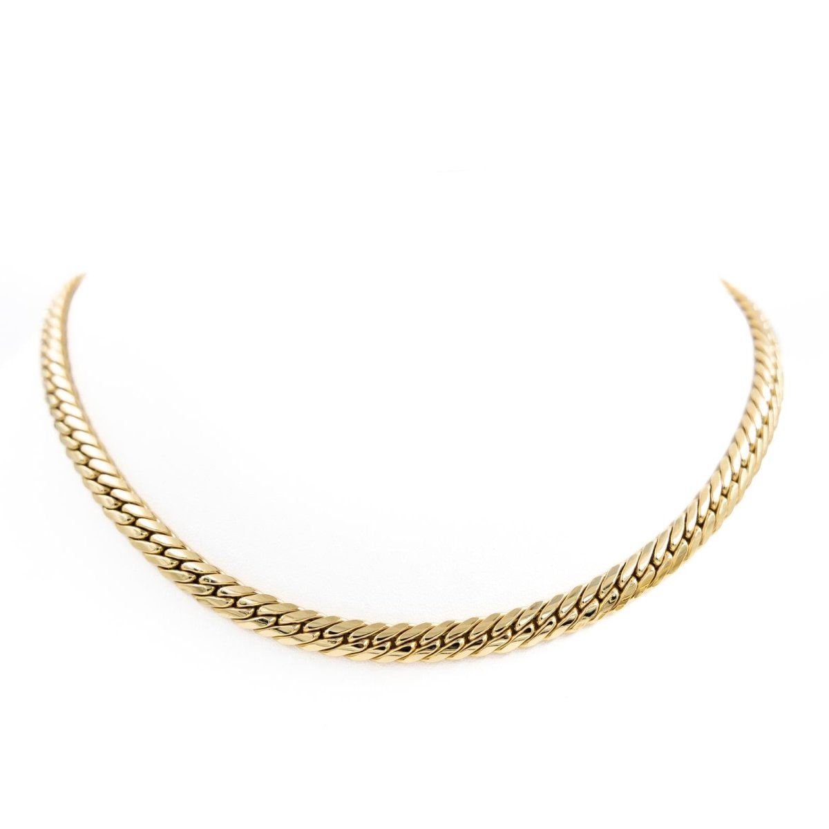 Collier Maille anglaise en or jaune - Castafiore