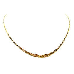 Collier maille anglaise en or jaune - Castafiore