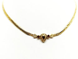 Collier Maille anglaise Or jaune Rubis - Castafiore