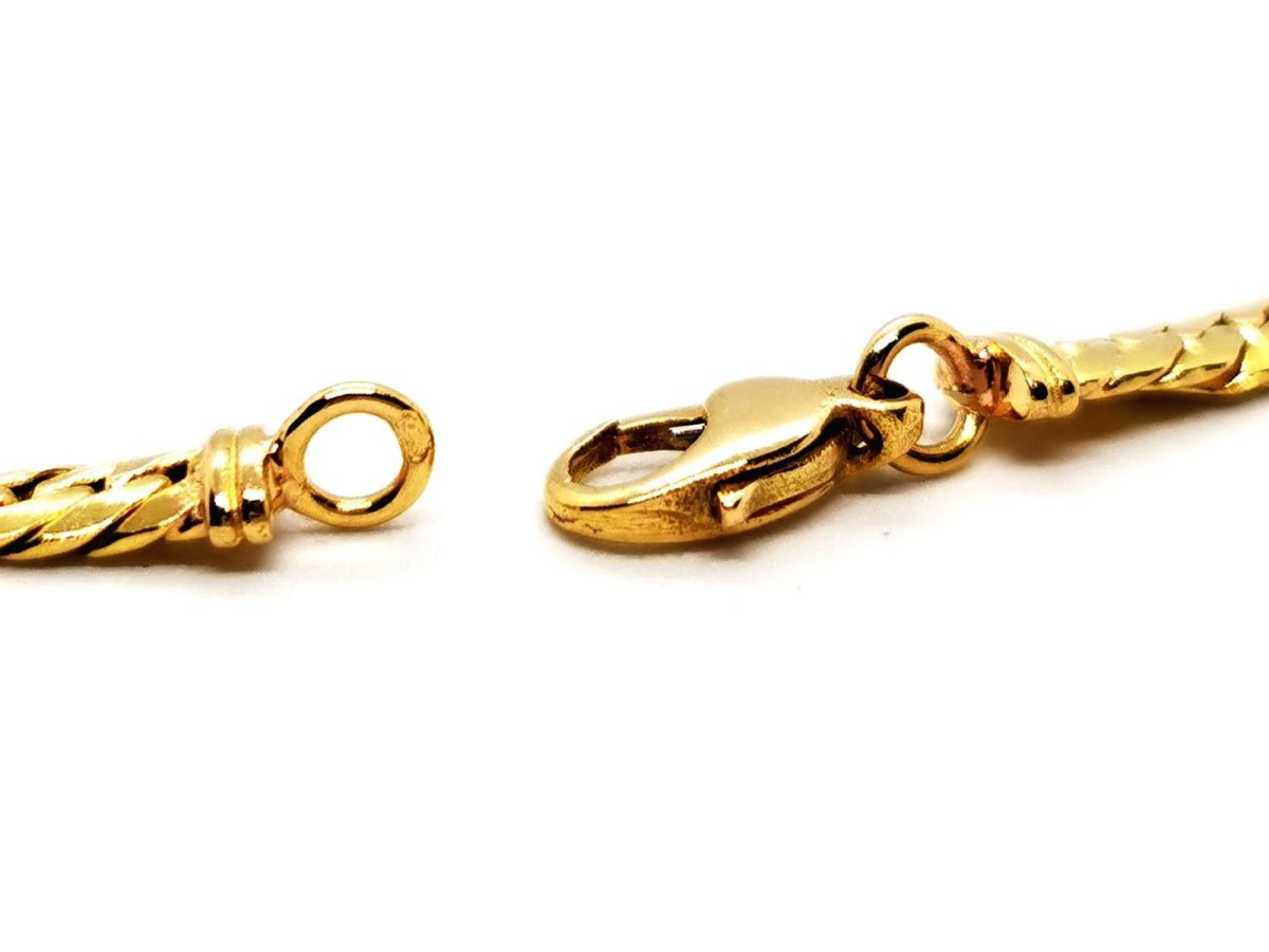 Collier Maille anglaise Or jaune Rubis - Castafiore