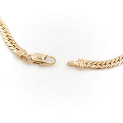 Collier Maille anglaise Or jaune Saphir - Castafiore