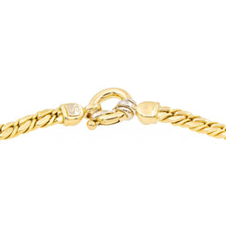 Collier Maille anglaise Or jaune Saphir - Castafiore