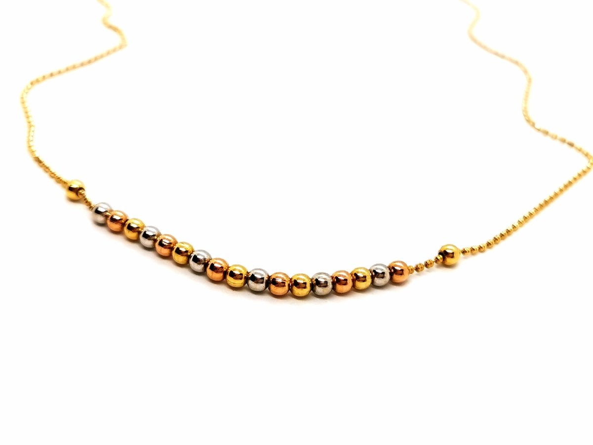 Collier Maille boule Or jaune - Castafiore
