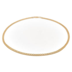 Collier Maille en chute en or jaune - Castafiore