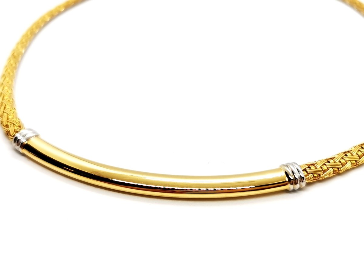Collier Maille et jonc en ors – Castafiore