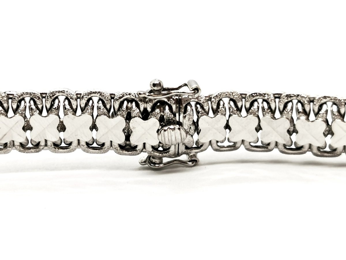 Collier Maille fantaisie en or blanc - Castafiore
