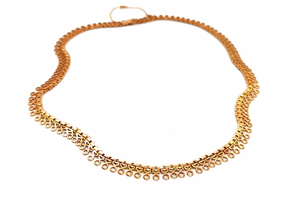 Collier Maille fantaisie en or rose - Castafiore
