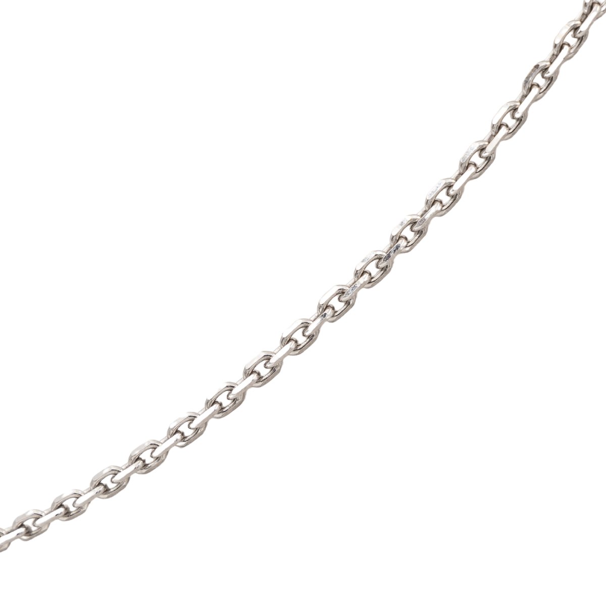 Collier Maille forçat Or blanc - Castafiore