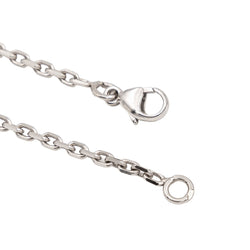 Collier Maille forçat Or blanc - Castafiore