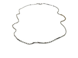 Collier Maille forçat Or blanc - Castafiore