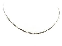 Collier Maille forçat Or blanc - Castafiore