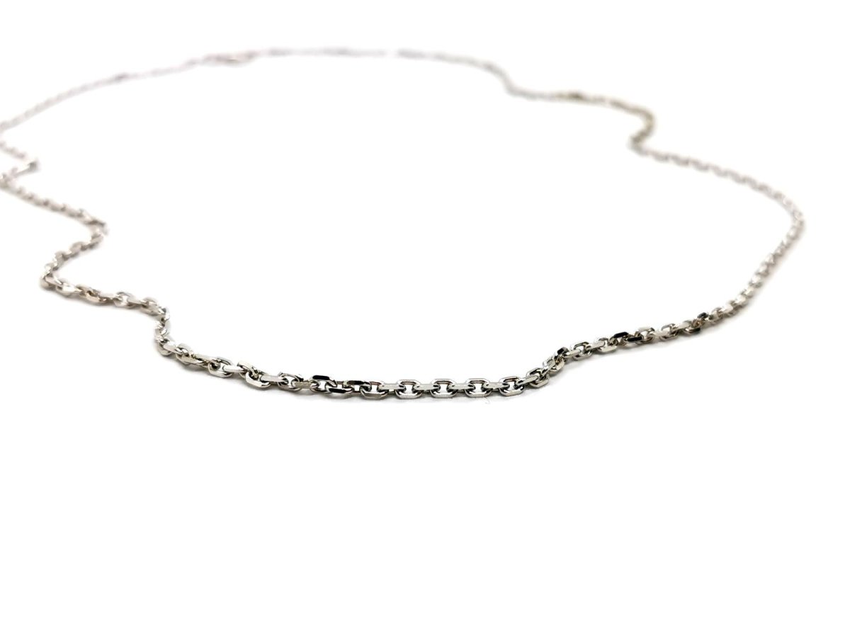 Collier Maille forçat Or blanc - Castafiore