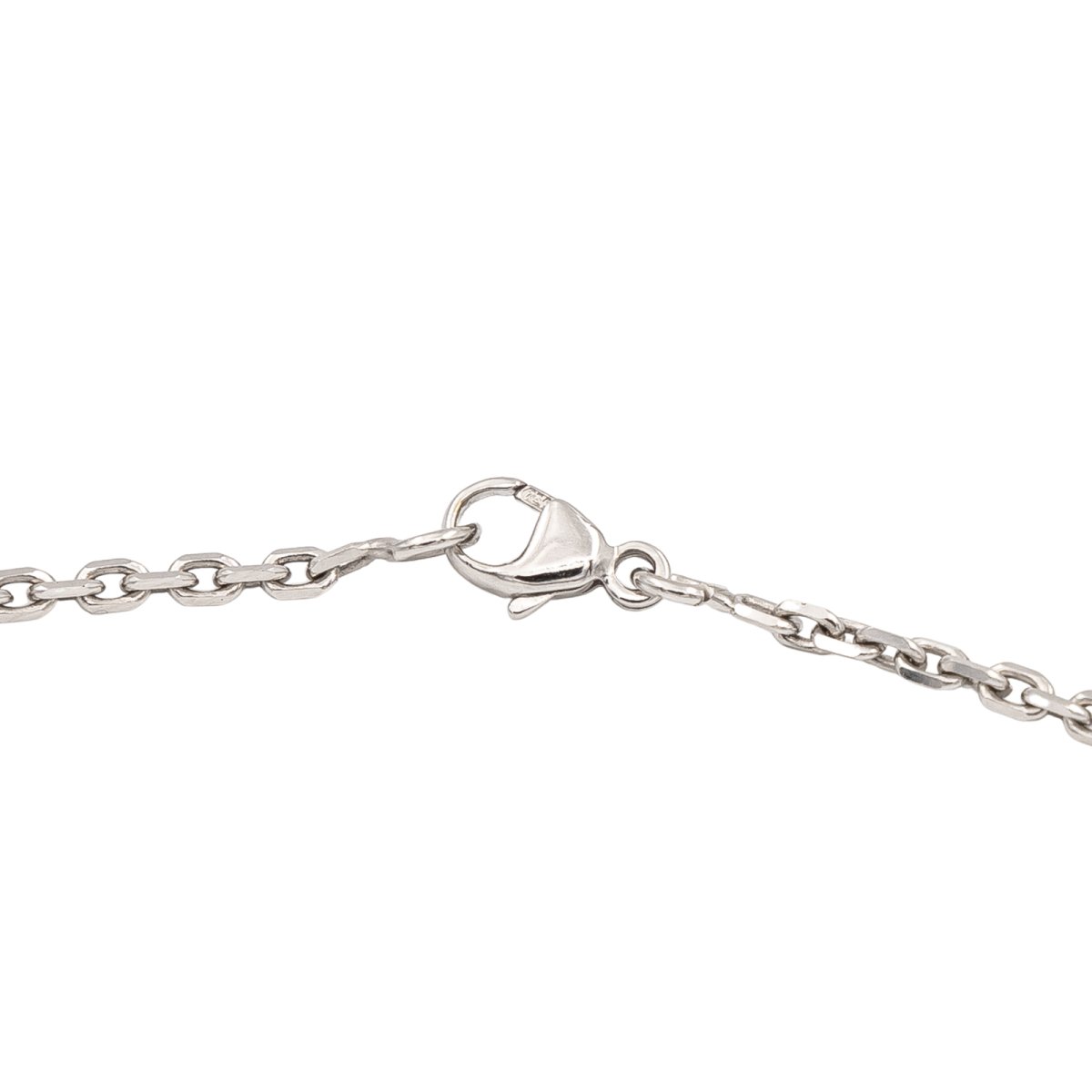 Collier Maille forçat Or blanc - Castafiore