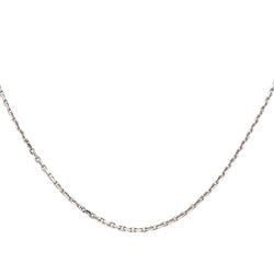 Collier Maille forçat Or blanc - Castafiore