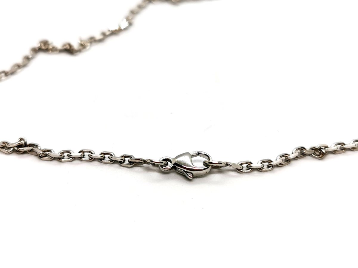 Collier Maille forçat Or blanc - Castafiore