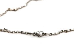 Collier Maille forçat Or blanc - Castafiore