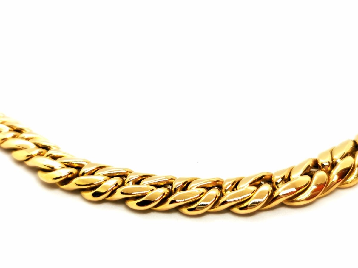 Collier Maille haricot en or jaune - Castafiore