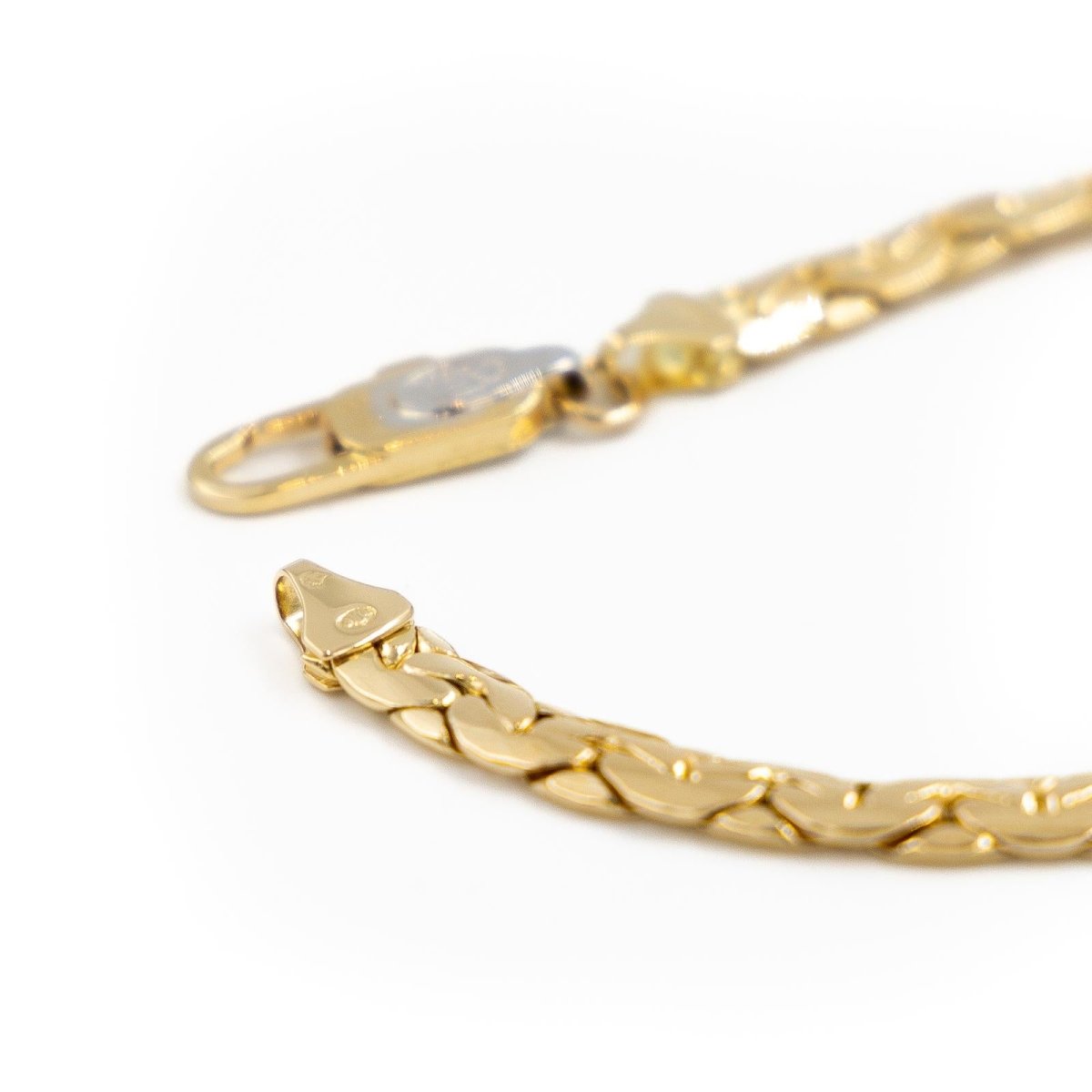 Collier Maille haricot en or jaune et diamant - Castafiore