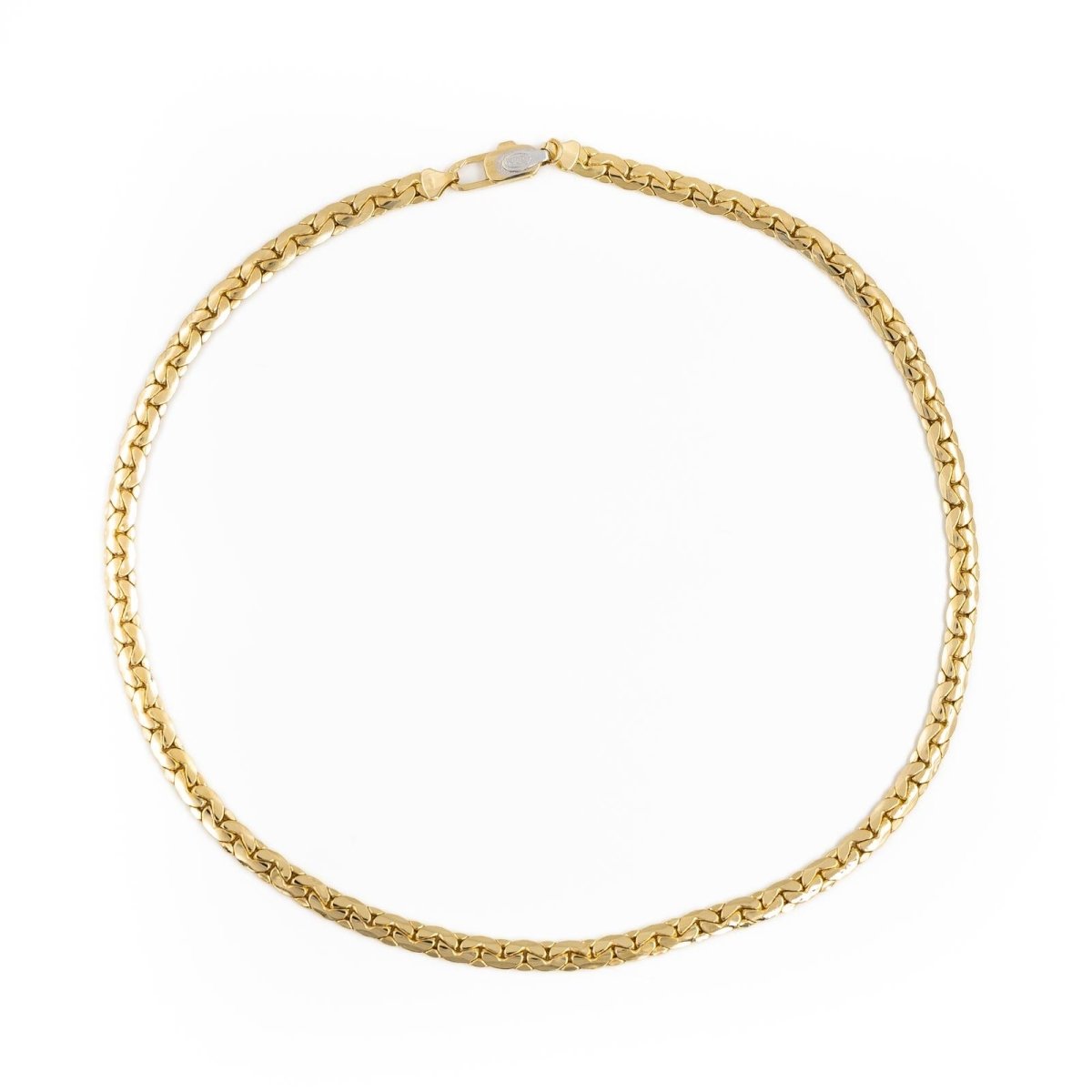 Collier Maille haricot en or jaune et diamant - Castafiore