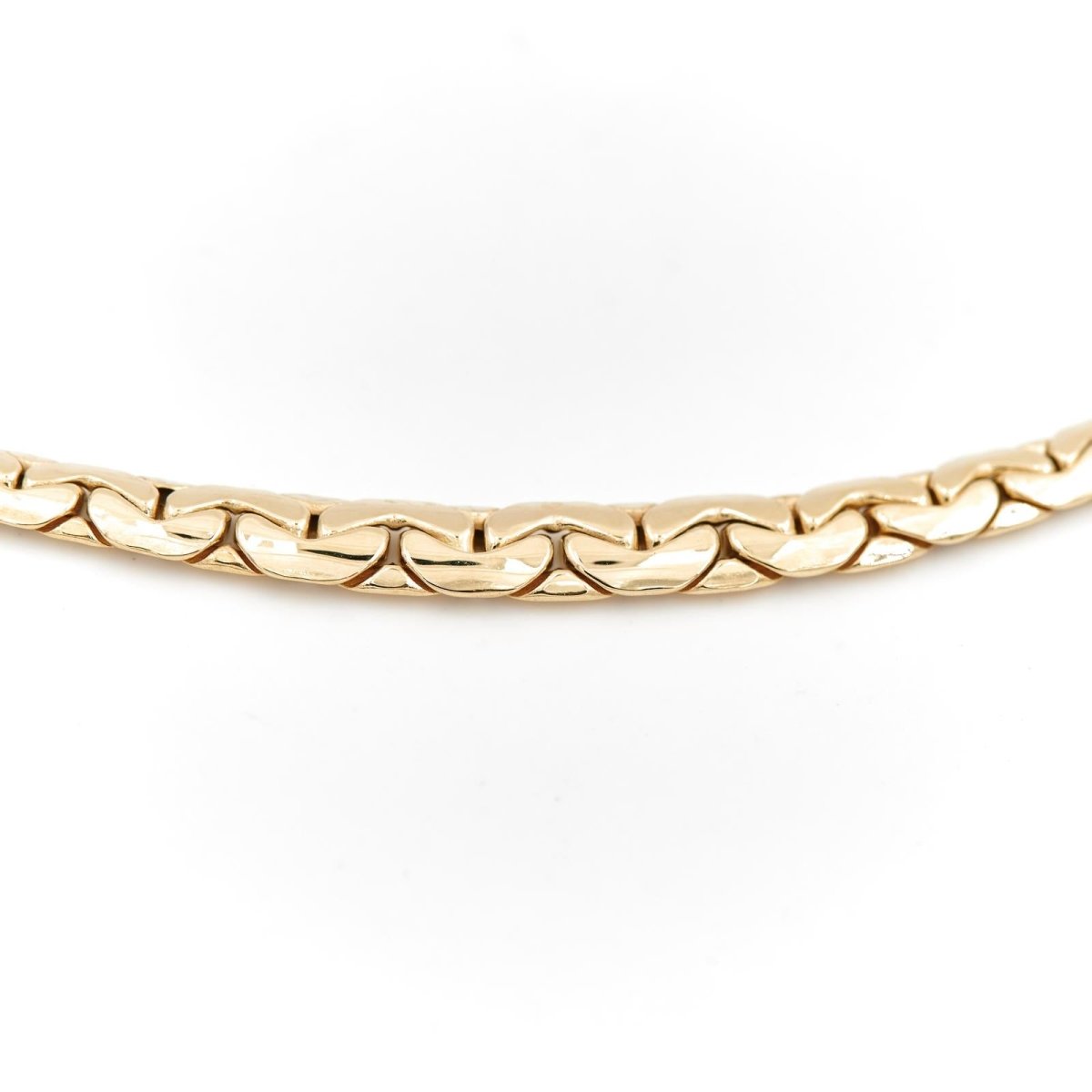 Collier Maille haricot Or jaune - Castafiore