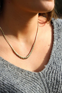 Collier Maille haricot Or jaune - Castafiore