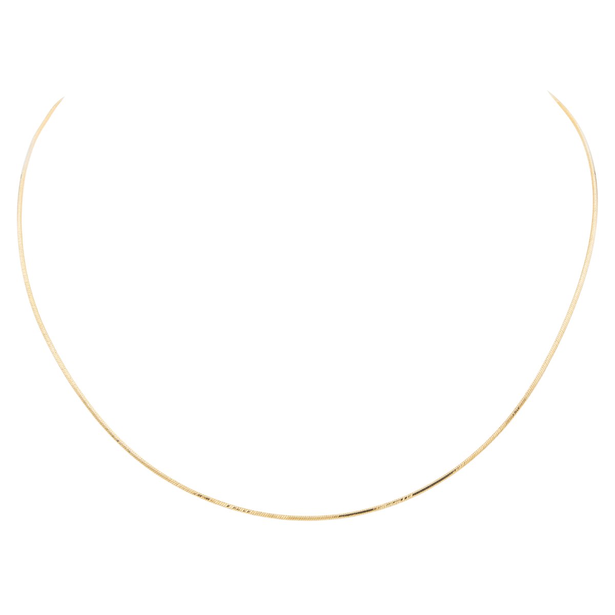 Collier maille miroir en or jaune - Castafiore